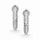 Серебряные серьги АЛЬКОР 02-5172/00КЦ-00 с фианитом